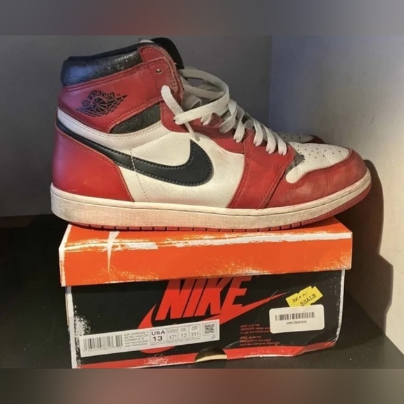 Nike Air Jordan 1 High OG Lost and Found Pre-owned size 13 - Picture 3 of 5